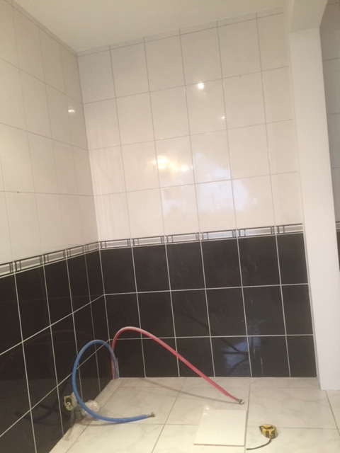 Cr&eacute;ation de douche &agrave; l’italienne &agrave; Novillard Pfastatt