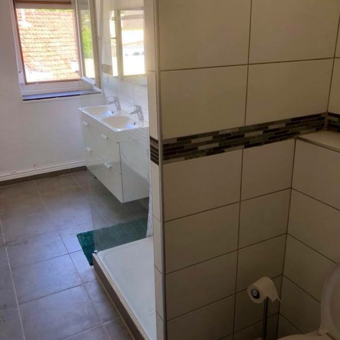 Cr&eacute;ation salle de bain &agrave; Mulhouse Saint-Louis 1