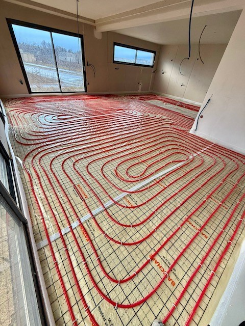 R&eacute;alisation d’un plancher chauffant &agrave; Ensisheim Wittenheim